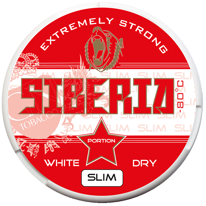 siberia tobacco Siberia Red Slim -80 Degrees White Dry Portion Snus siberia tobacco Siberia Red Slim -80 Degrees White Dry Portion Snus