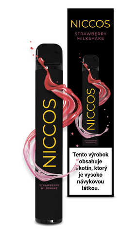 NICCOS 800 Strawberry Milkshake
