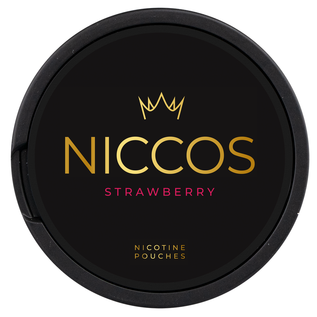 NICCOS Strawberry Snuskompagniet niccos-strawberry-snuskompagniet