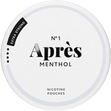 Après No.1 Menthol Extra Strong nicotine pouches can front view
