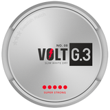 G.3 VOLT Super Strong slim white portion snus can