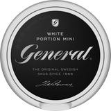 General White Minisnus mini white portion snus can