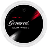 General Slim White Strong slim white‑portion snus – tobacco, bergamot & citrus flavour