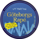 Göteborgs Rapé White Portion snus with herbal, juniper and citrus flavour by Swedish Match