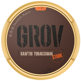 Can of Grov Stark Portionssnus – 24 original moist portions, strong tobacco snus