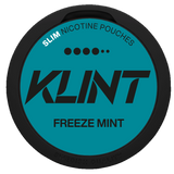 KLINT Freeze Mint Slim Extra Strong nicotine pouches with mint and menthol flavour