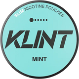 KLINT Mint Slim nicotine pouches with refreshing peppermint flavour in slim format