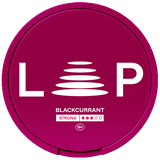 LOOP Blackcurrant Strong slim tobacco‑free nicotine pouches – blackcurrant berry flavour