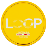 LOOP Hot Mango Strong slim white nicotine pouches – mango, lime & chilli flavour, tobacco‑free