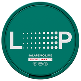 LOOP Jalapeño Lime Strong slim white nicotine pouches – lime & jalapeño flavour, tobacco‑free