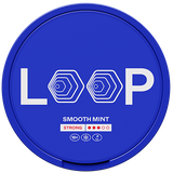 LOOP Smooth Mint Strong slim white nicotine pouches – crisp mint flavour, tobacco‑free