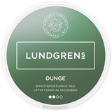 Lundgrens Dunge All White nicotine pouches can — wild‑berry flavour, tobacco‑free, 21 pouches, 10 mg/g nicotine