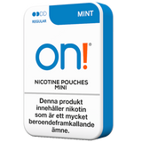 on! Mint 3 mg mini nicotine pouches – crisp mint flavour, tobacco‑free, 3 mg nicotine