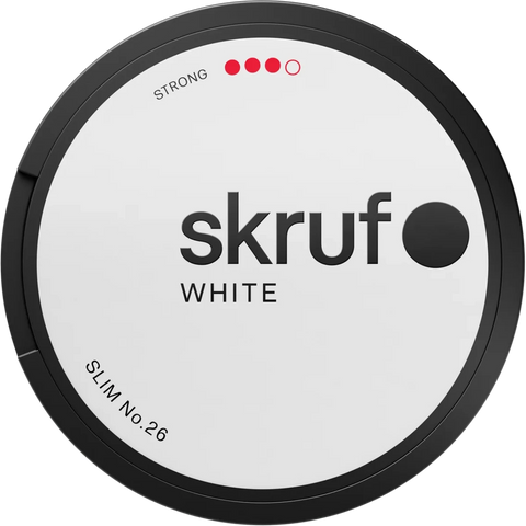 Skruf #26 Slim White Strong