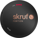 Skruf No. 29 Xtra Stark Portion snus with extra strong tobacco flavour and original portion format