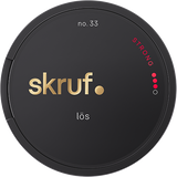 Skruf No.33 Lös Strong loose snus with strong tobacco flavour
