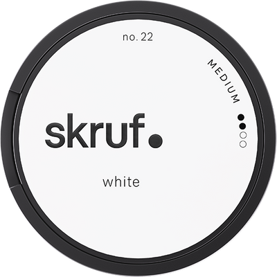 Skruf #22 White Medium