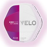 VELO Shift Hot Grape slim all‑white nicotine pouches grape flavour 11.4 mg/g