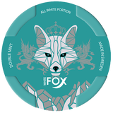 White Fox Double Mint Slim extra strong tobacco-free nicotine pouches