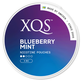 XQS Blueberry Mint Slim nicotine pouches can with blueberry and mint flavour