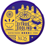 XQS Citrus Cooling Slim Strong nicotine pouches can