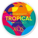 XQS Tropical Slim nicotine pouches can with mango passionfruit pineapple flavour