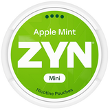 ZYN Apple Mint Mini S4 tobacco‑free nicotine pouches can with green apple peppermint spearmint flavour