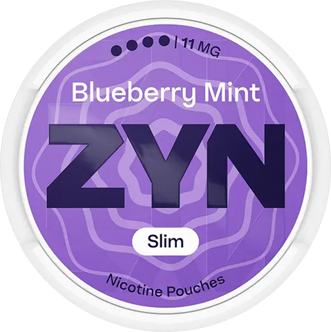 ZYN Slim Blueberry Mint #4 Extra Strong