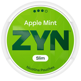 ZYN Slim Apple Mint Strong tobacco‑free nicotine pouches can, slim format, green apple and mint flavour
