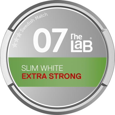 The Lab 07 Extra Strong White Portion Snus – Snuskompagniet.com