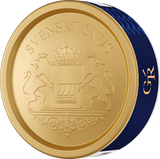 Can of Göteborgs Rapé Lössnus – 42 g loose Swedish snus with juniper and herbal flavour