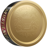 Mustang Lössnus 42 g can — classic loose tobacco snus with citrus, fruit and licorice notes, medium‑ground 58% moisture